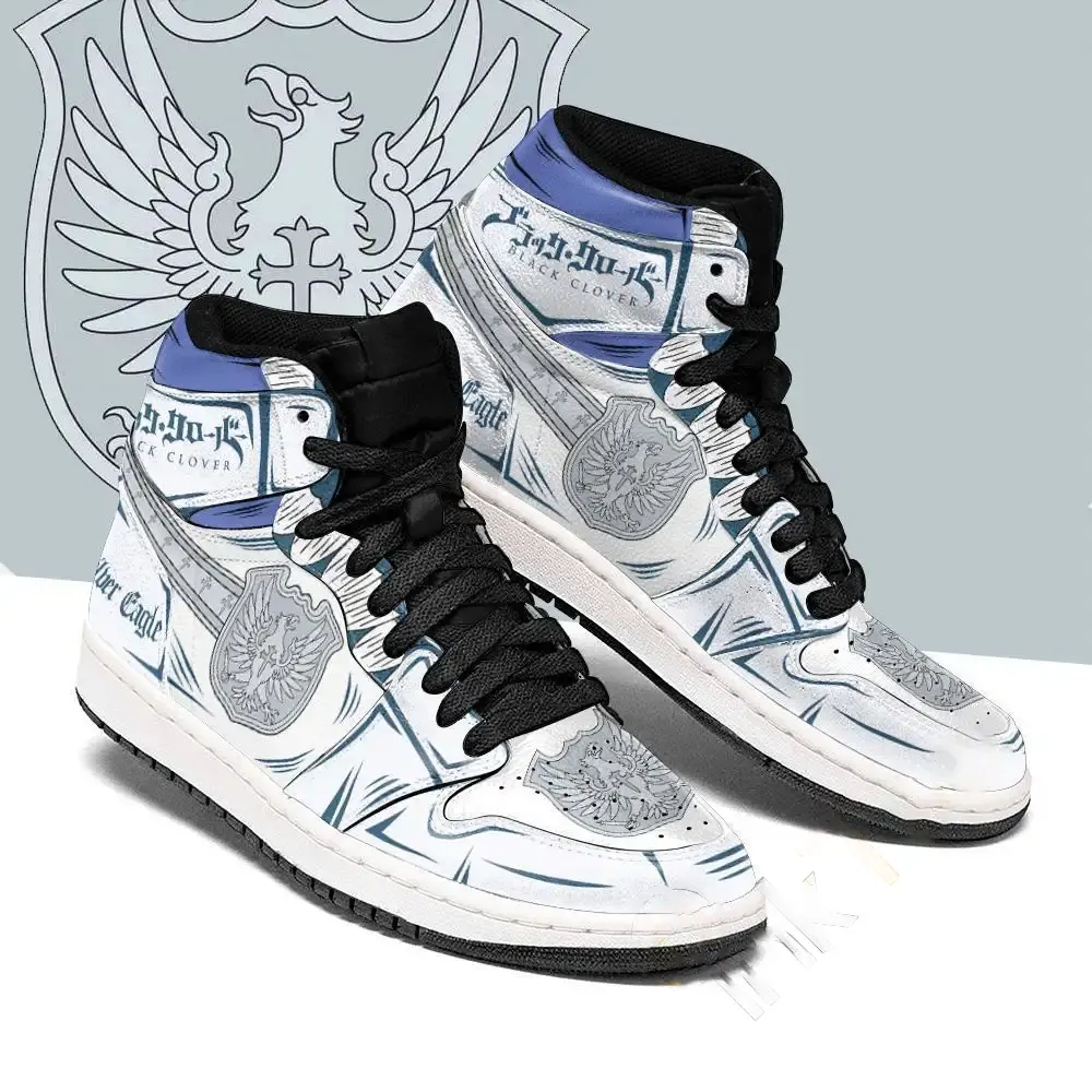 Silver Eagle Magic Knight Black Clover Anime Amazon Air Jordan Shoes