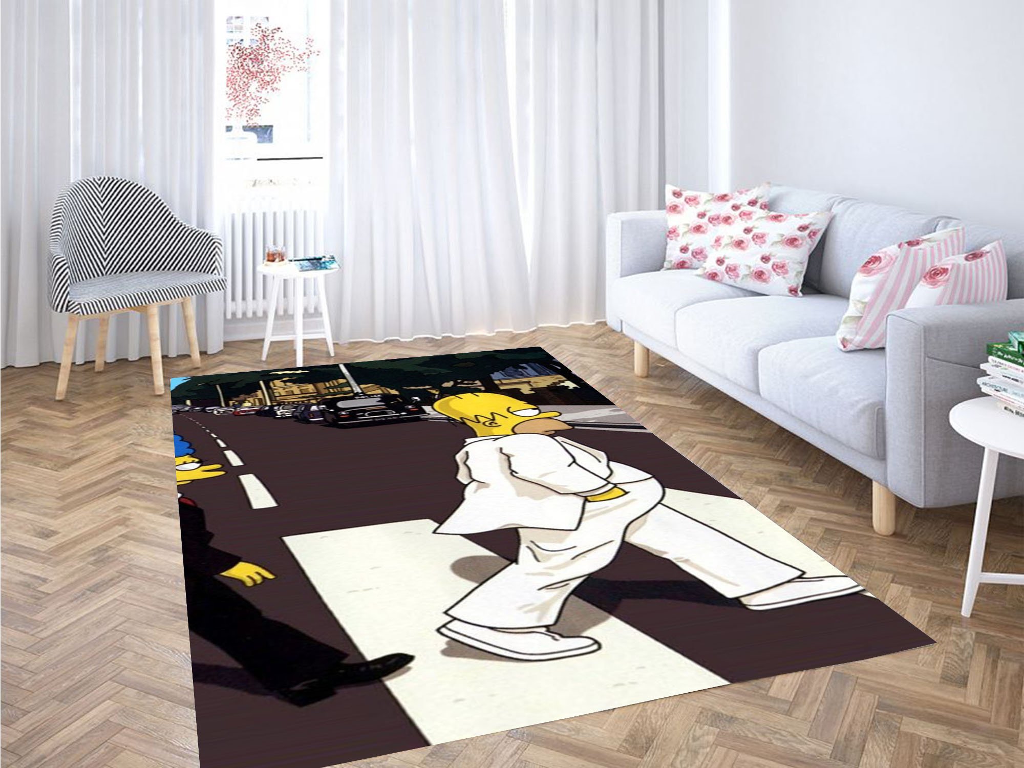 Simpson Walk Wallpaper Carpet Rug 1 Simpson Walk Wallpaper Carpet Rug