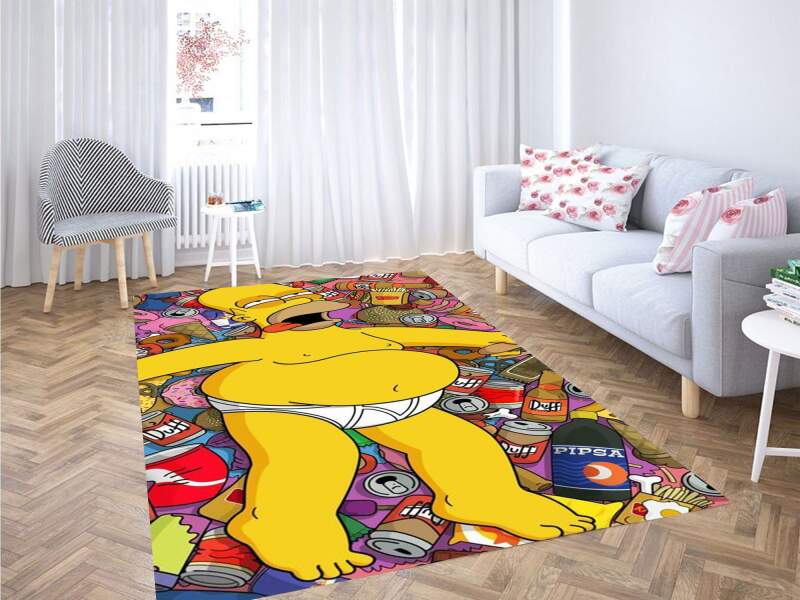 Simpsons Wallpaper Carpet Rug 1 Simpsons Wallpaper Carpet Rug