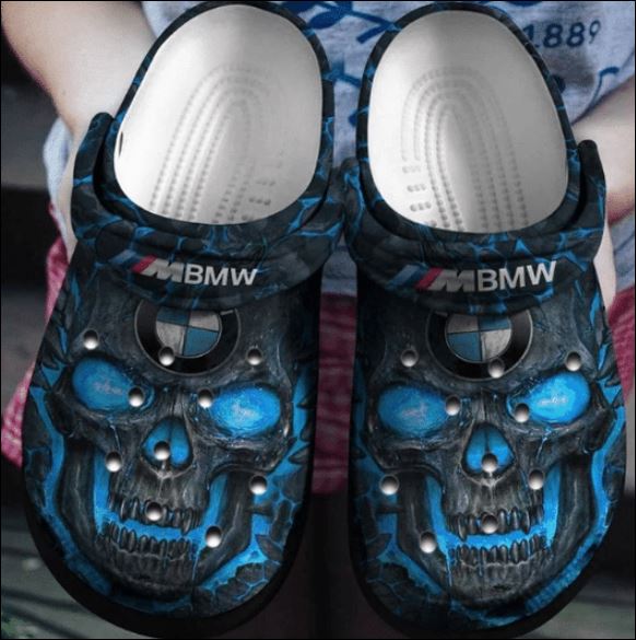 Skull BMW Crocs Clog Shoes