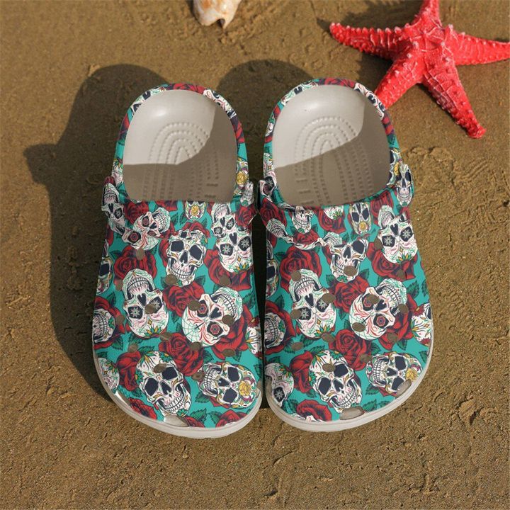 Skull Mexican Crocs Clog Shoes