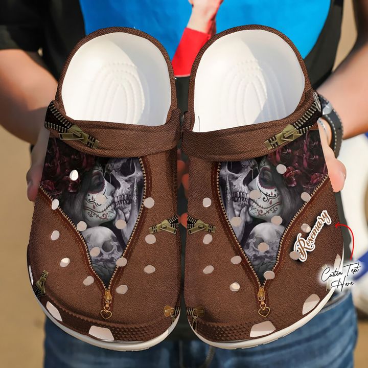 Skull Personalized Till We Are Dust Crocs Clog Shoes