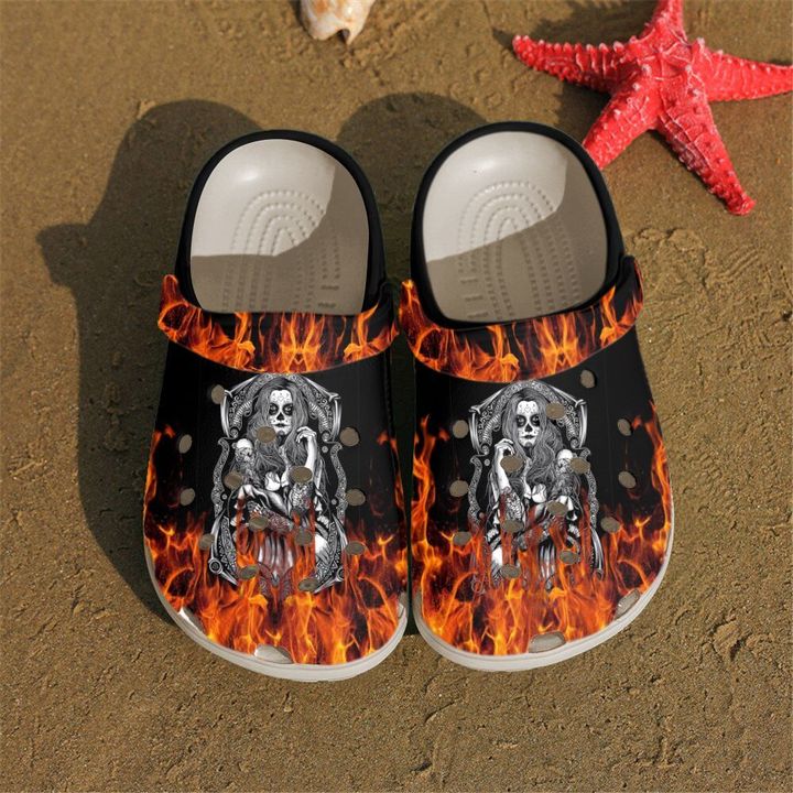 Skull Queen V2 Crocs Clog Shoes