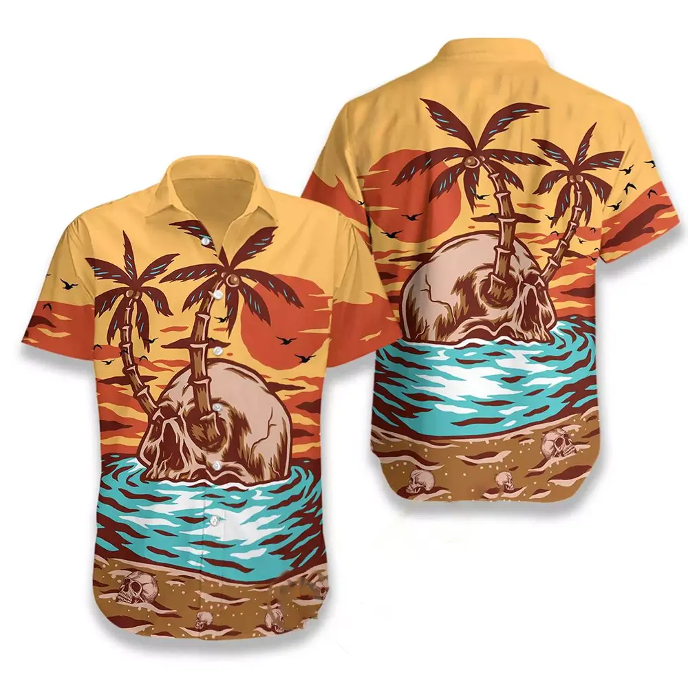 Skull Summer Beach Hawaiian shirts 8 Skull Summer Beach Hawaiian shirts
