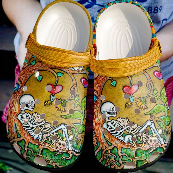 Skull Till Death Do Us Part Crocs Clog Shoes