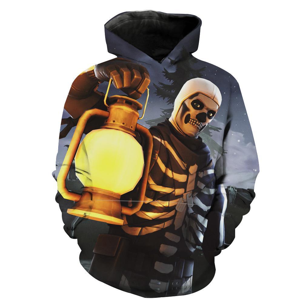 Skull Trooper Fortnite Hoodie 3D