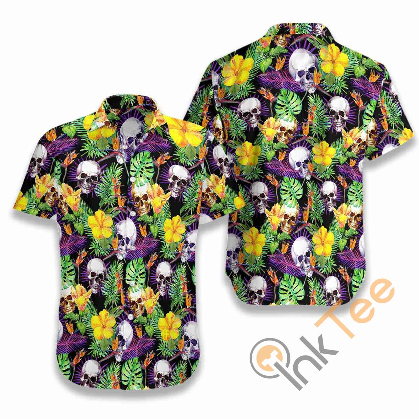 Skull Tropical Pattern Hawaiian shirts 6 Skull Tropical Pattern Hawaiian shirts