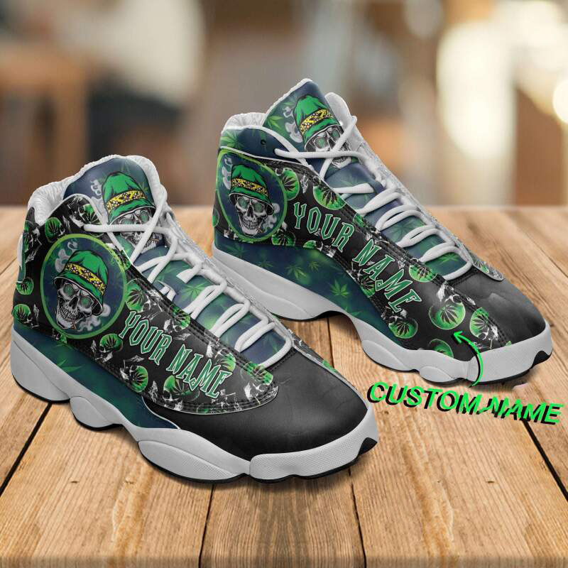 Skull Weed Air Jordan Shoes