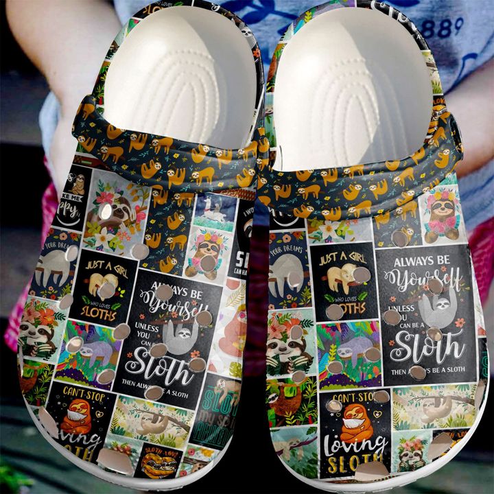 Sloth Can’t Stop Loving Crocs Clog Shoes
