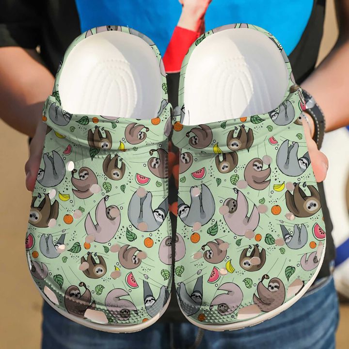 Sloth Hanging Crocs Clog Shoes