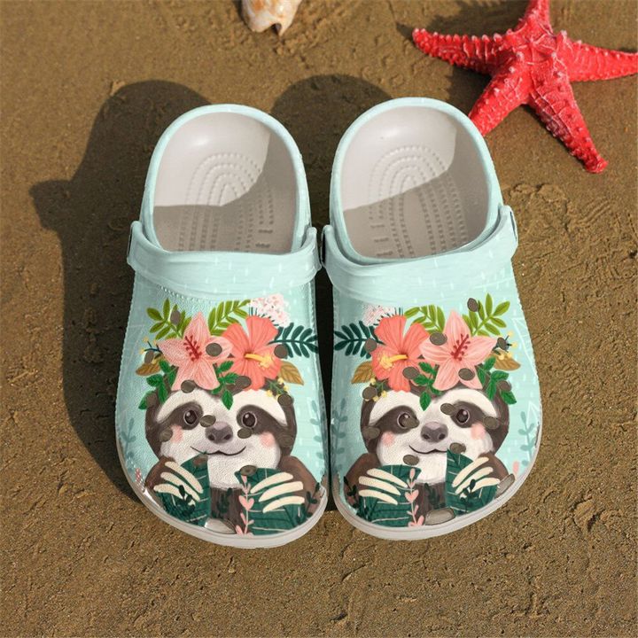Sloth Little Crocs Clog Shoes