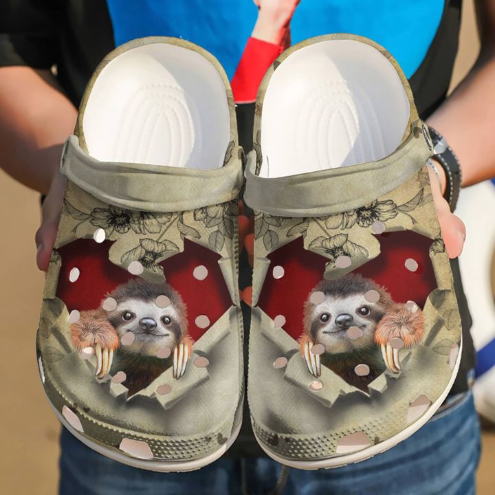 Sloth They Steal My Heart Crocs Clog Shoes 5 Sloth They Steal My Heart Crocs Clog Shoes
