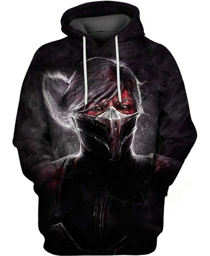 Smoke Mortal Kombat Hoodie 3D