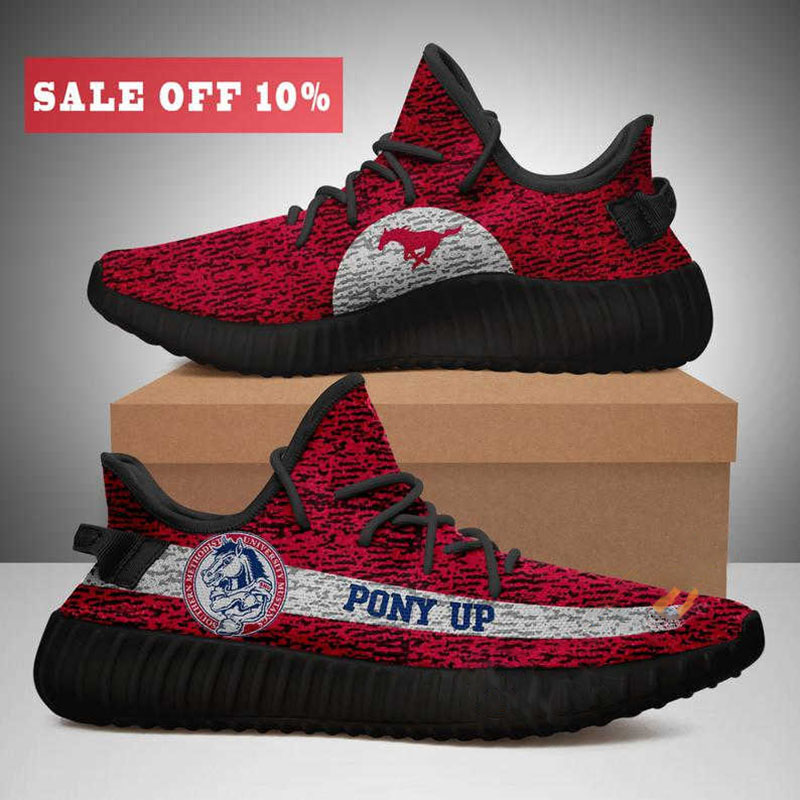 Smu Mustangs Yeezy Boost