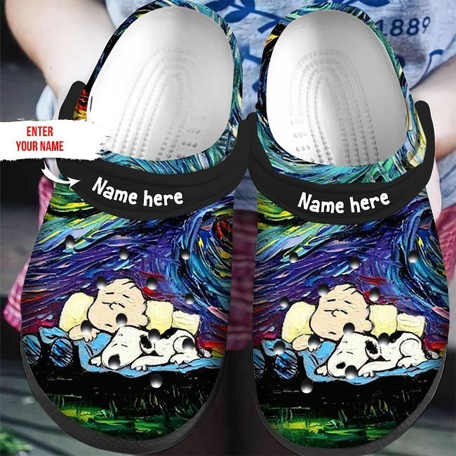 Snoopy And Peanut Autism Crocs Clog Shoes