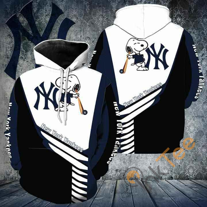 Snoopy New York Yankees For Yankees Fan Hoodie 3d 1 Snoopy New York Yankees For Yankees Fan Hoodie 3d