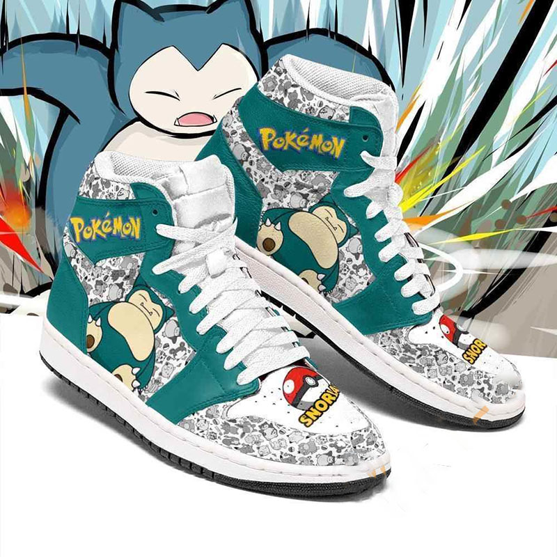 Snorlax Cute Pokemon Sneakers Air Jordan Shoes 2 Snorlax Cute Pokemon Sneakers Air Jordan Shoes
