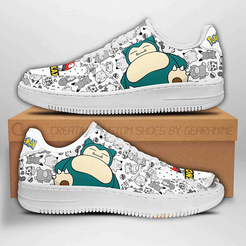Snorlax Pokemon Nike Air Force Shoes 5 Snorlax Pokemon Nike Air Force Shoes