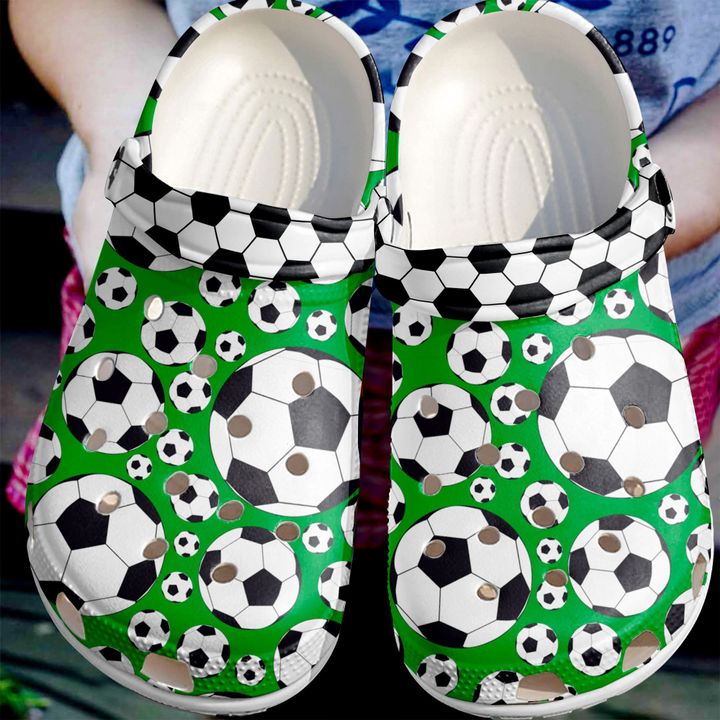 Soccer Flying Ball Crocs Clog Shoes 8 Soccer Flying Ball Crocs Clog Shoes