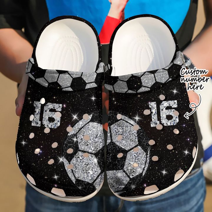 Soccer Personalized Diamond Crocs Clog Shoes 11 Soccer Personalized Diamond Crocs Clog Shoes