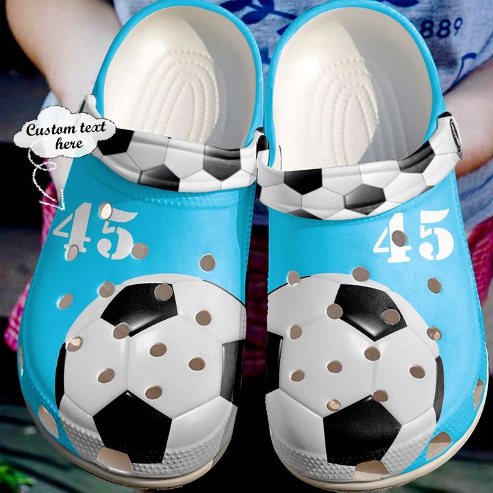 Soccer Personalized Lovers Crocs Clog Shoes