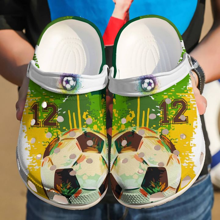 Soccer Personalized Player Crocs Clog Shoes 1 Soccer Personalized Player Crocs Clog Shoes