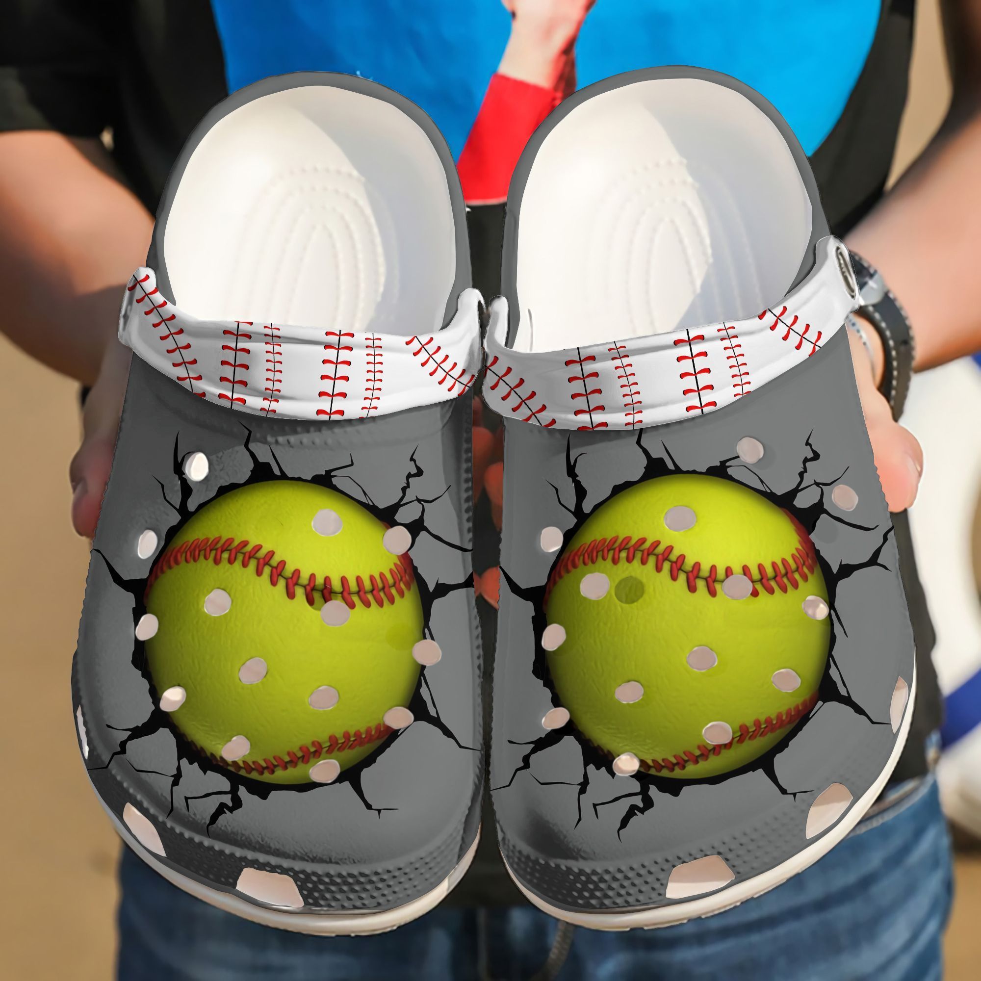 Softball Breaking Crocs Clog Shoes 3 Softball Breaking Crocs Clog Shoes