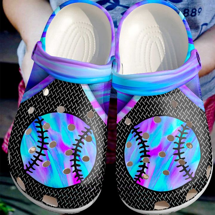 Softball Color Mix Crocs Clog Shoes