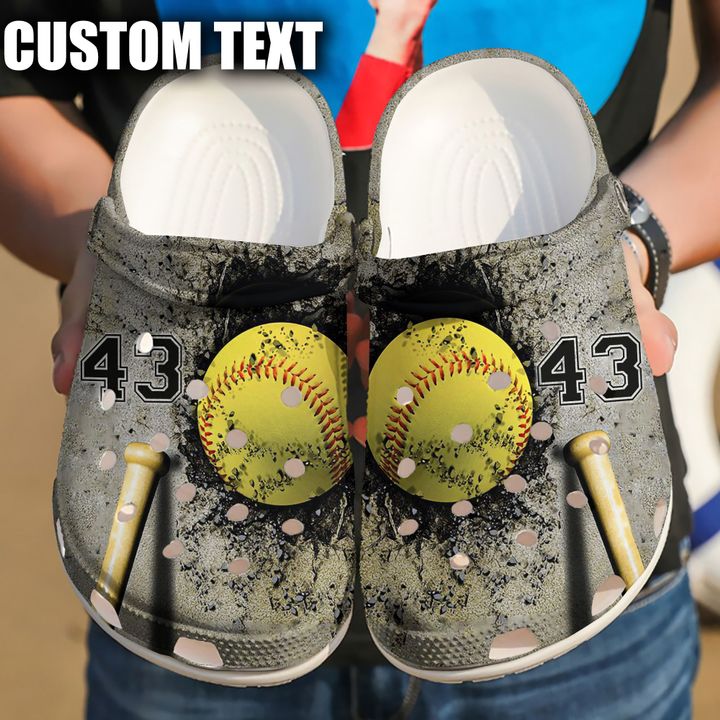 Softball Dusty Crocs Clog Shoes 9 Softball Dusty Crocs Clog Shoes