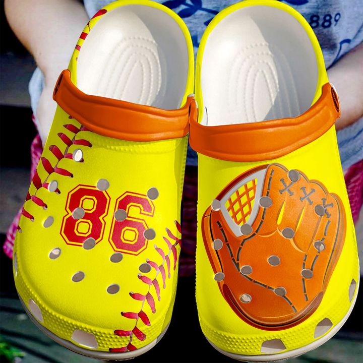 Softball I Love Crocs Clog Shoes 2 Softball I Love Crocs Clog Shoes