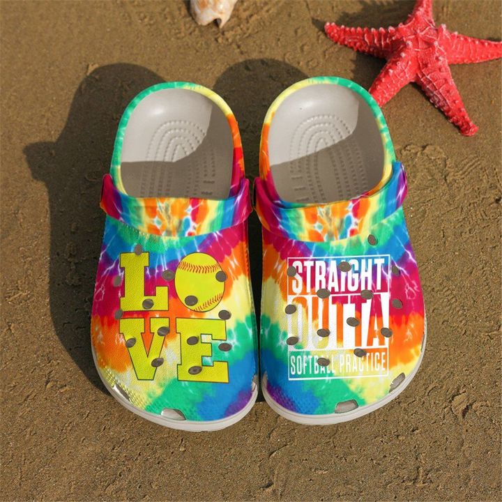 Softball Love Crocs Clog Shoes 8 Softball Love Crocs Clog Shoes