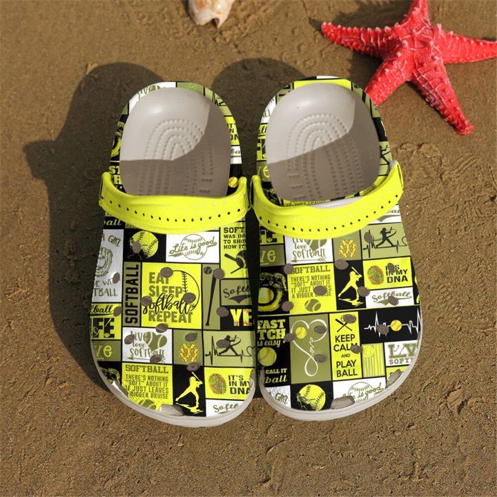 Softball Lover Crocs Clog Shoes