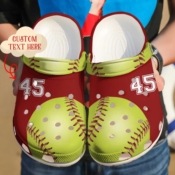 Softball Personalized Colorful V2 Crocs Clog Shoes 8 Softball Personalized Colorful V2 Crocs Clog Shoes