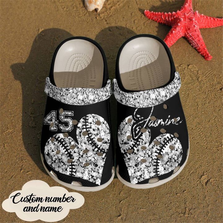 Softball Personalized Diamond Crocs Clog Shoes 5 Softball Personalized Diamond Crocs Clog Shoes
