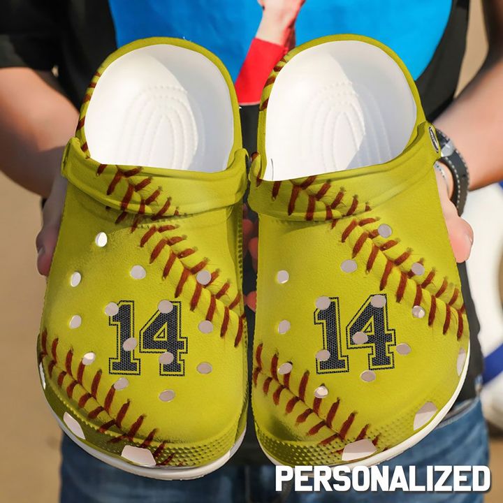 Softball Personalized Girl Crocs Clog Shoes 11 Softball Personalized Girl Crocs Clog Shoes
