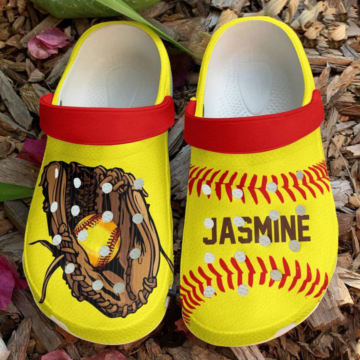 Softball Personalized Gloves Crocs Clog Shoes