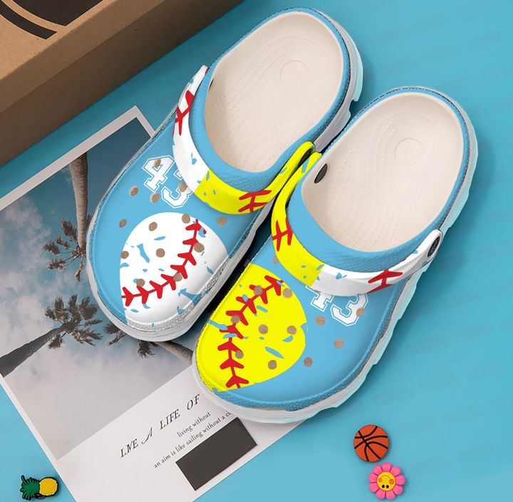 Softball Personalized Heart Crocs Clog Shoes 13 Softball Personalized Heart Crocs Clog Shoes