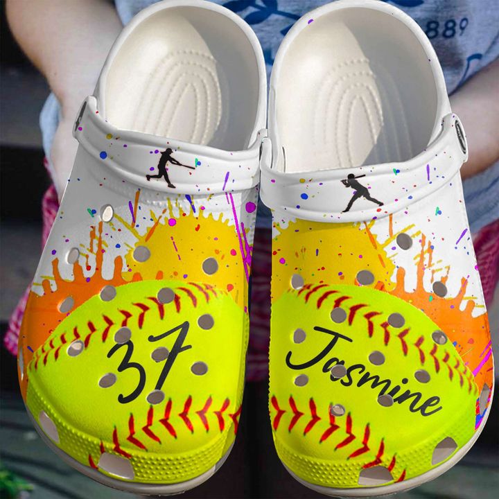 Softball Personalized I Choose Life Crocs Clog Shoes