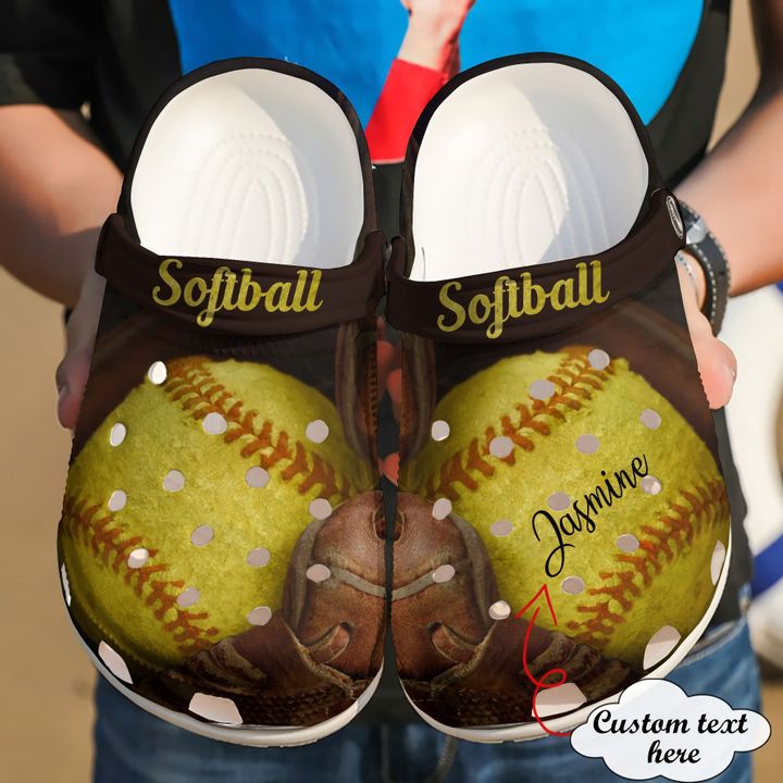 Softball Personalized Is My Passion Crocs Clog Shoes 10 Softball Personalized Is My Passion Crocs Clog Shoes