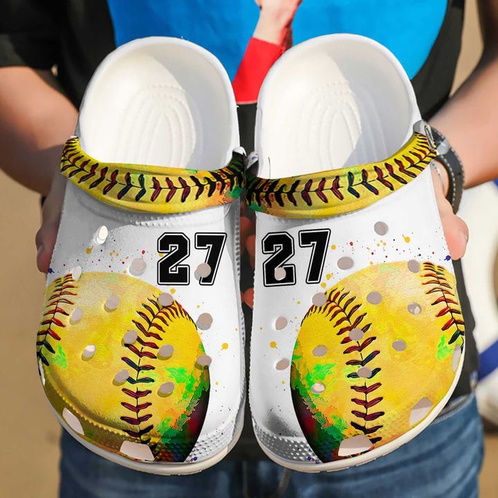 Softball Personalized Lover Crocs Clog Shoes 9 Softball Personalized Lover Crocs Clog Shoes