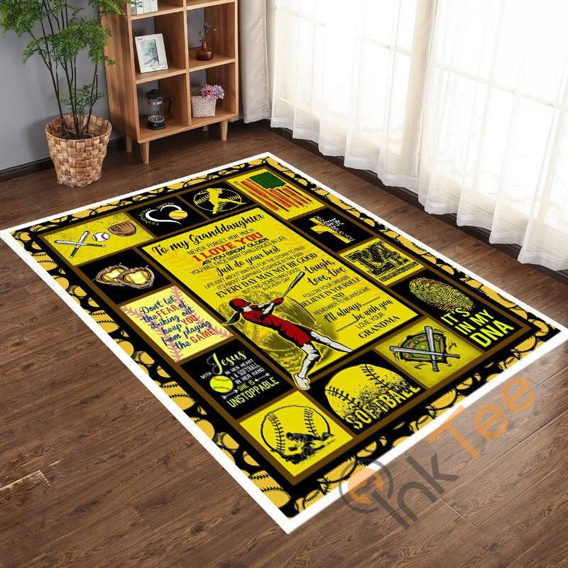 Softball Sofa Picnic Doormat Living Room Bedroom Home Decoration Rug 12 Softball Sofa Picnic Doormat Living Room Bedroom Home Decoration Rug