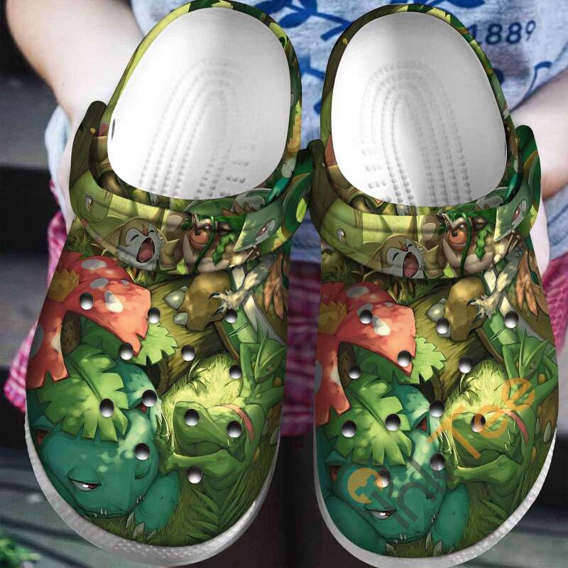 Solar Beam Pokemon Crocs Clog Shoes