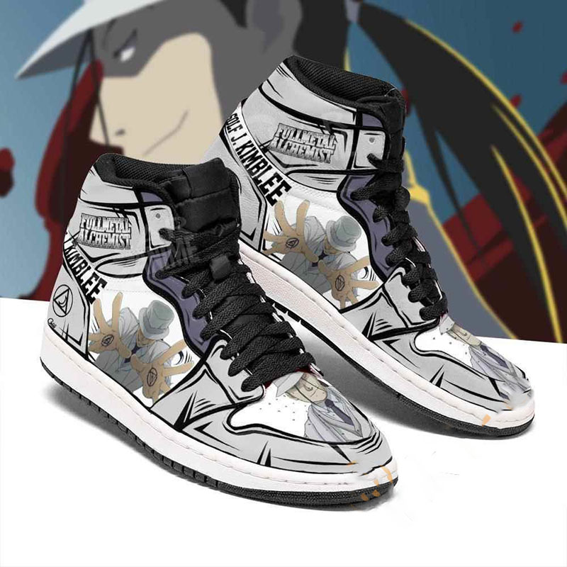Solf J. Kimblee Fullmetal Alchemist Sneakers Anime Air Jordan Shoes 5 Solf J. Kimblee Fullmetal Alchemist Sneakers Anime Air Jordan Shoes