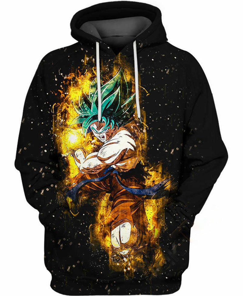 Son Goku Kamehameha Hoodie 3D
