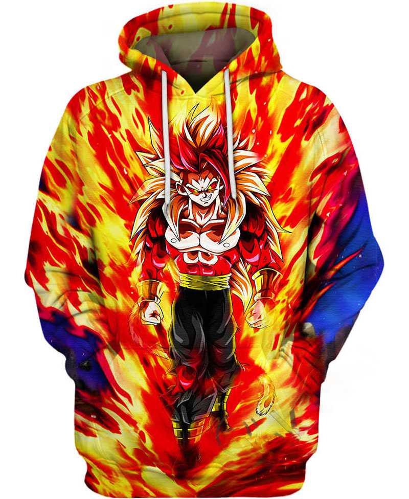 Son Goku Saiyan Hoodie 3D