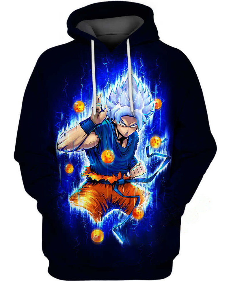 Son Goku Ultra Instinct Hoodie 3D