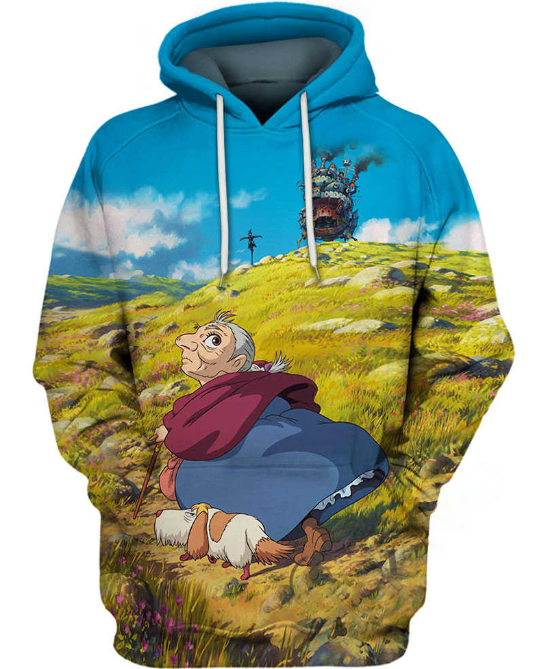 Sophie And Heen Studio Ghibli Hoodie 3D
