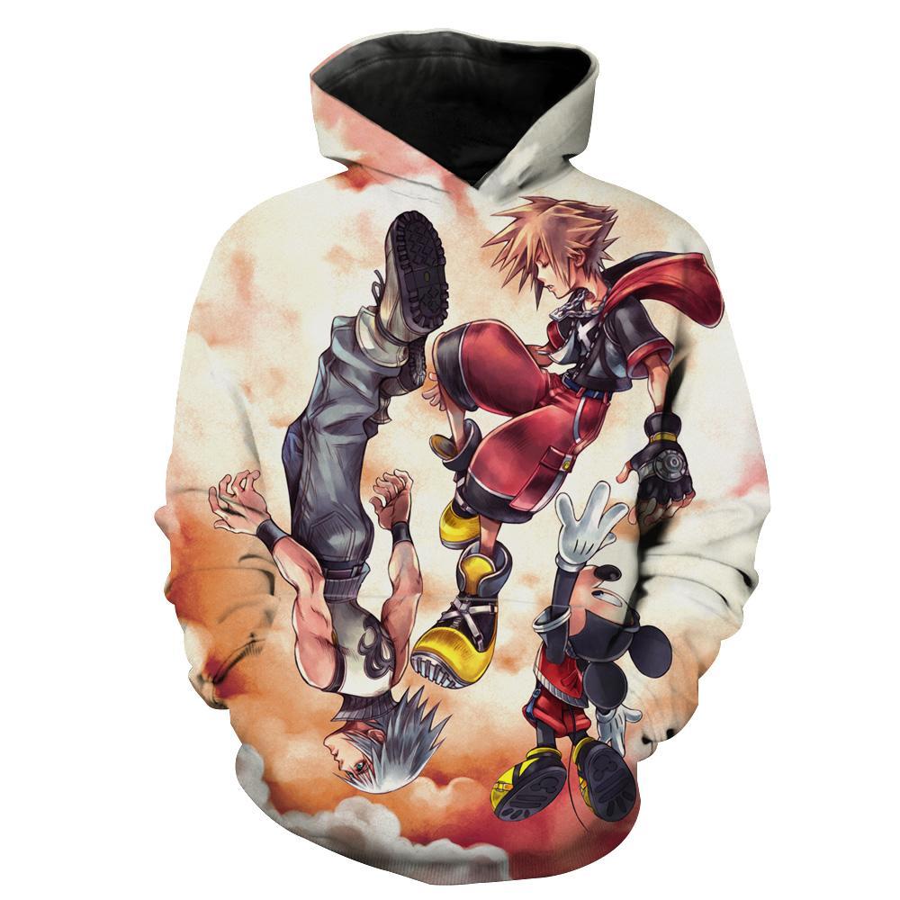 Sora And Riku Kingdom Hearts Hoodie 3D
