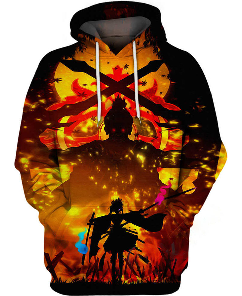 Soul In A Sea Of Fire Hoodie 3D