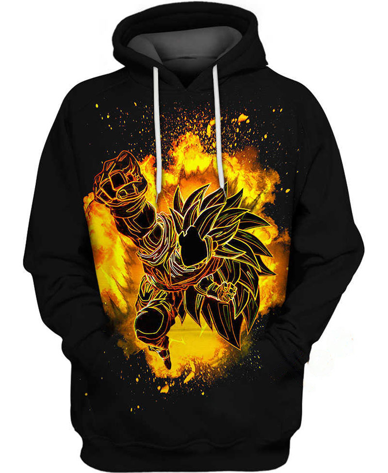 Soul Of The Ultra Instinct Son Goku Hoodie 3D 1 Soul Of The Ultra Instinct Son Goku Hoodie 3D